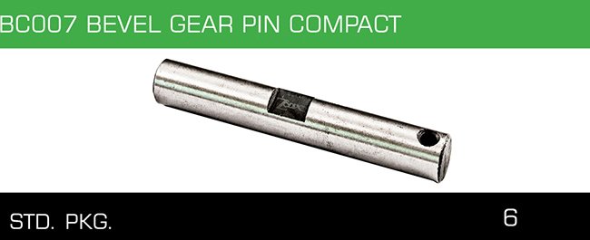 BC007 BEVEL GEAR PIN COMPACT